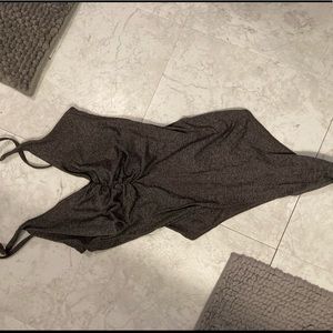 Heather grey LULULEMON one piece body suit Size 4